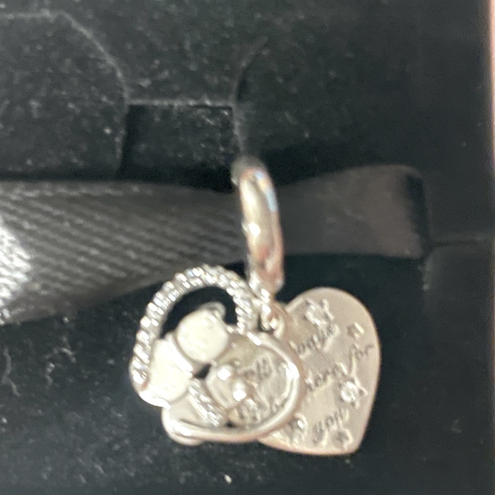 Pandora Cats & Hearts Dangle Charm. Says I will always be there for you. New